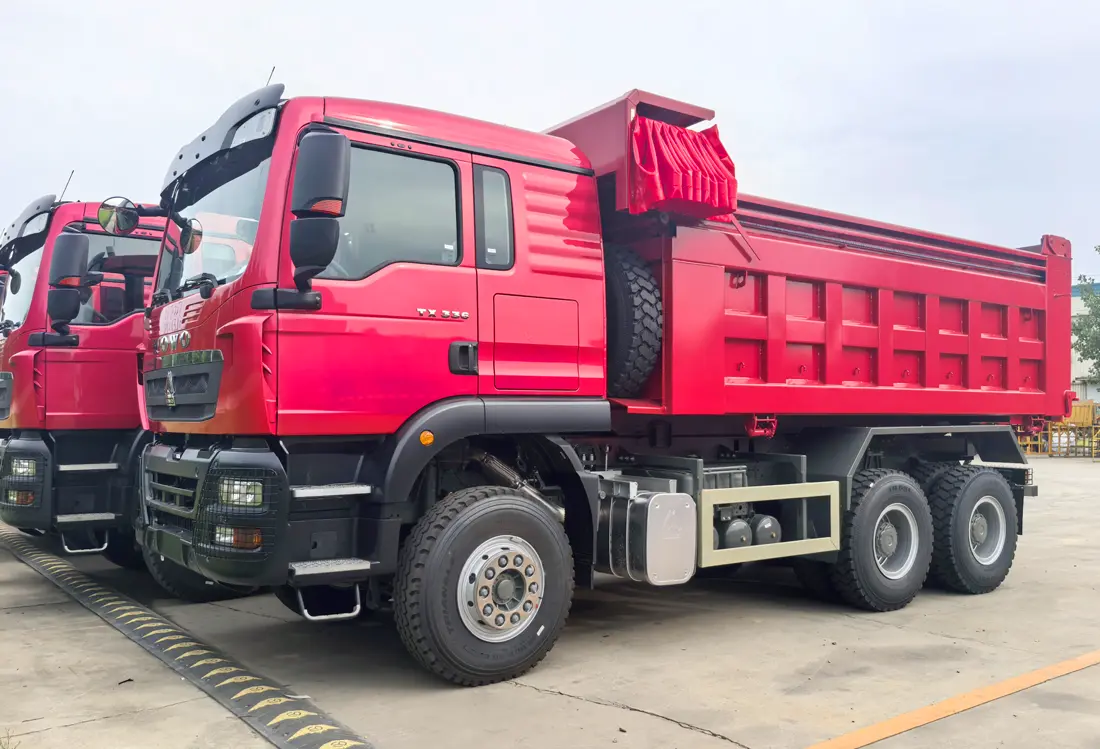 Second Hand Howo TX 6X4 Tipper Truck With Tarp