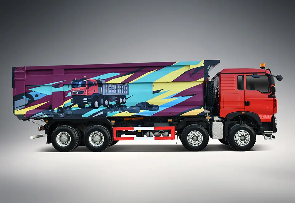 Sinotruk TX 8×4 Dump Truck (1)
